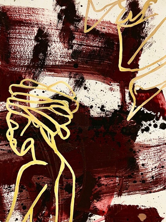 Radiant (1) 绘画, 19.7x11.8 in