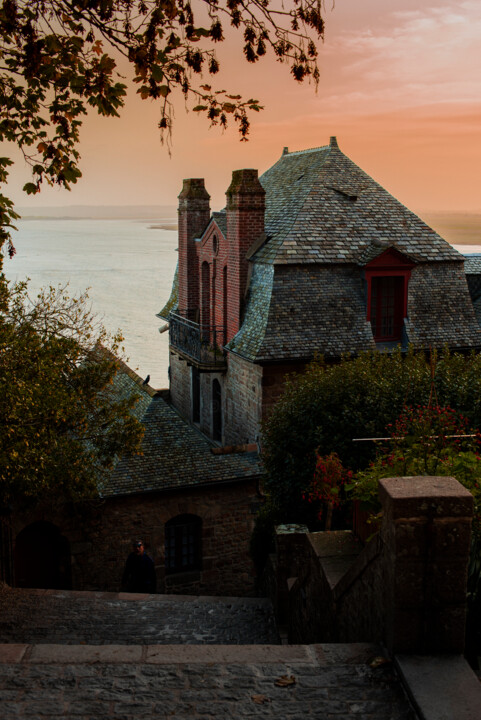 First visit, Mont-Saint-Michel, 2019 Photography, 23.6x15.8 in