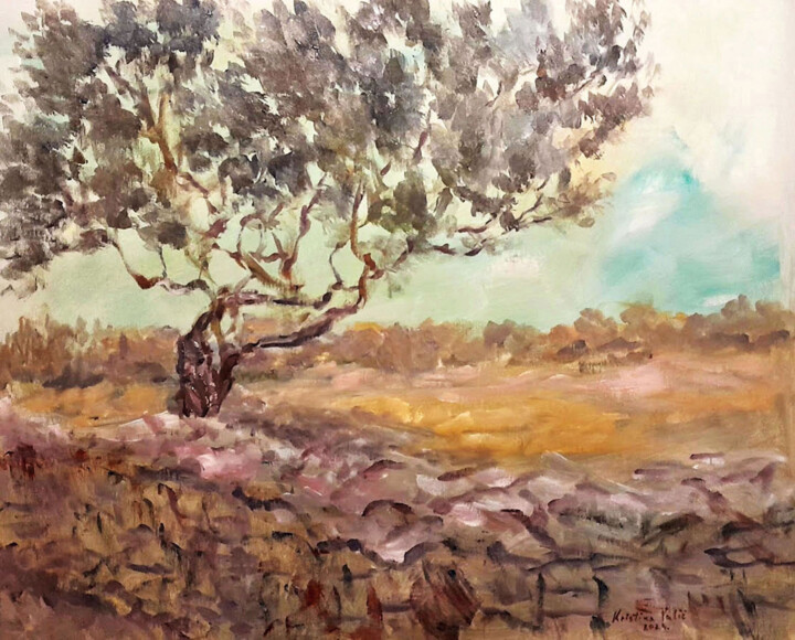 "Olive tree #13" başlıklı Tablo Kristina Valić tarafından, Orijinal sanat, Akrilik