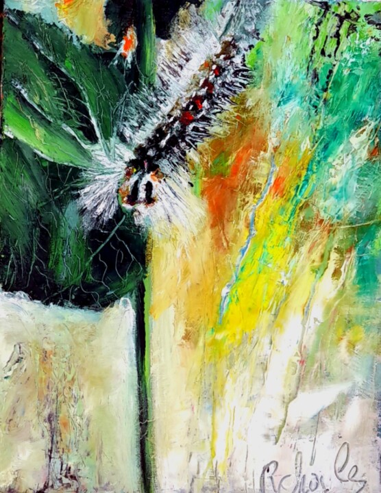 La Chenille 绘画, 14.6x9.8 in