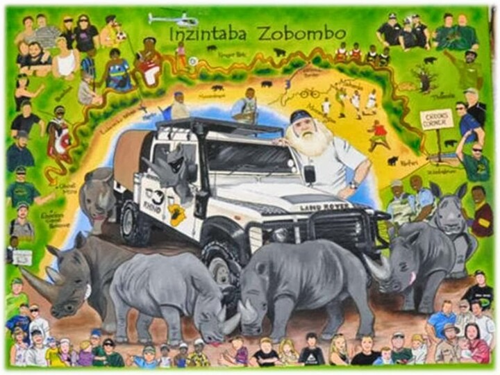 제목이 "Inzintaba Zobombo E…"인 미술작품 Malinda Crafford로, 원작, 기름