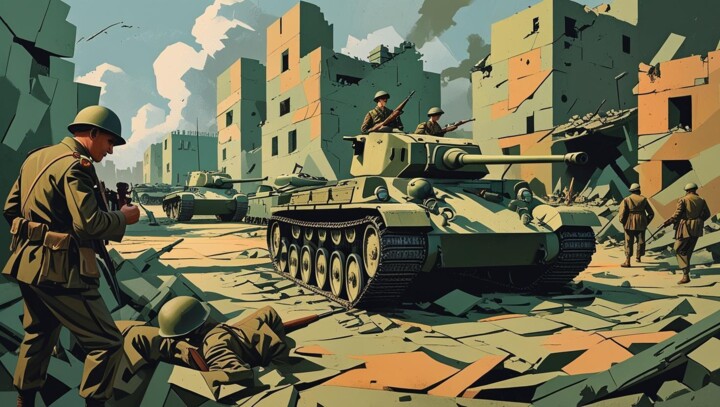 Ww2 soviético Dijital Sanat