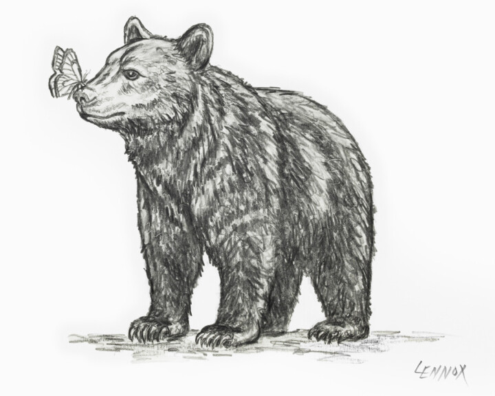 Bemused Рисунок, 8x10 in