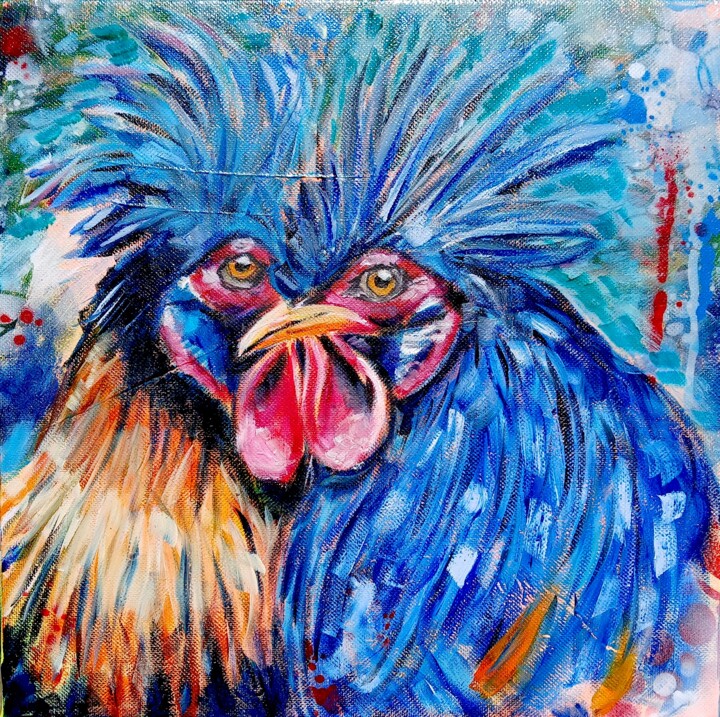 KINGS OF THE BARNYARD – 2 绘画, 11.8x11.8 in