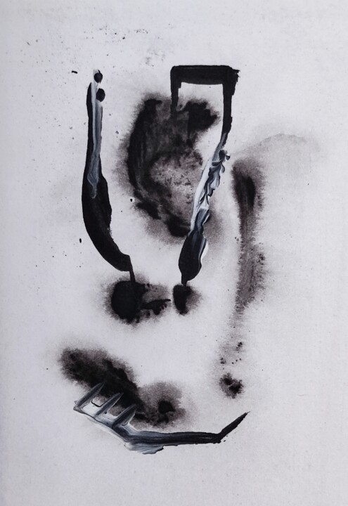 In my mind we're still together Schilderij, 3,9x2,8 in