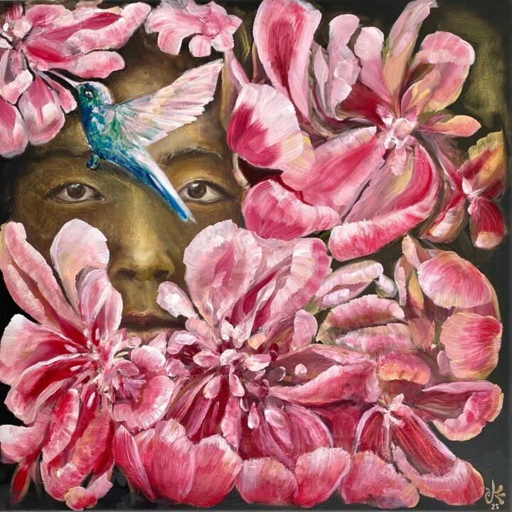 Peinture intitulée "Promise of the Unkn…" par Judith Riemer, Œuvre d'art originale, Huile Monté sur Châssis en bois