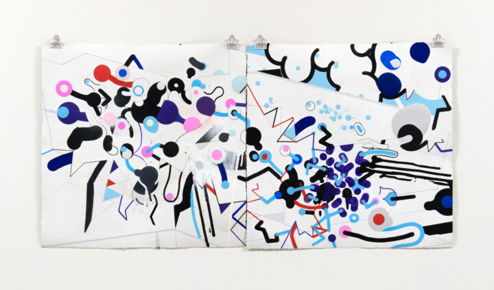 Dessin intitulée "Still No Wings" par Kazuhiro Higashi, Œuvre d'art originale, Acrylique