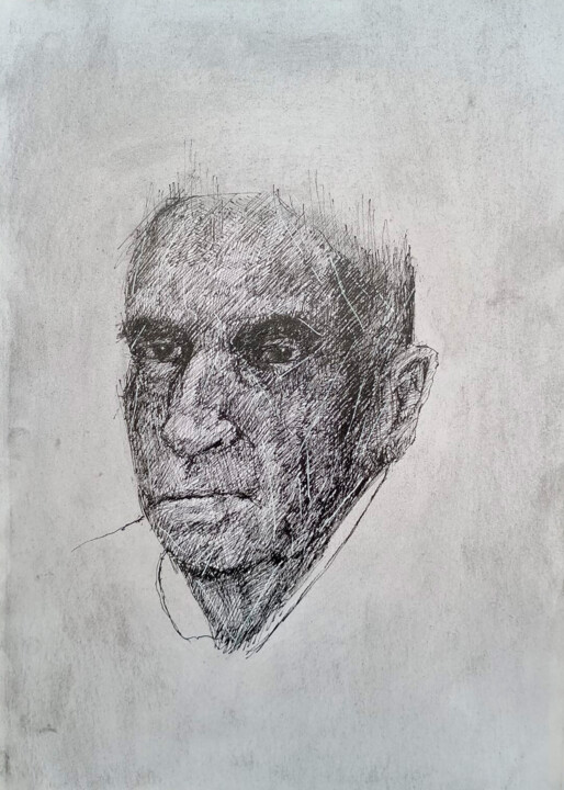 Traces of silence Disegno, 11,7x8,3 in