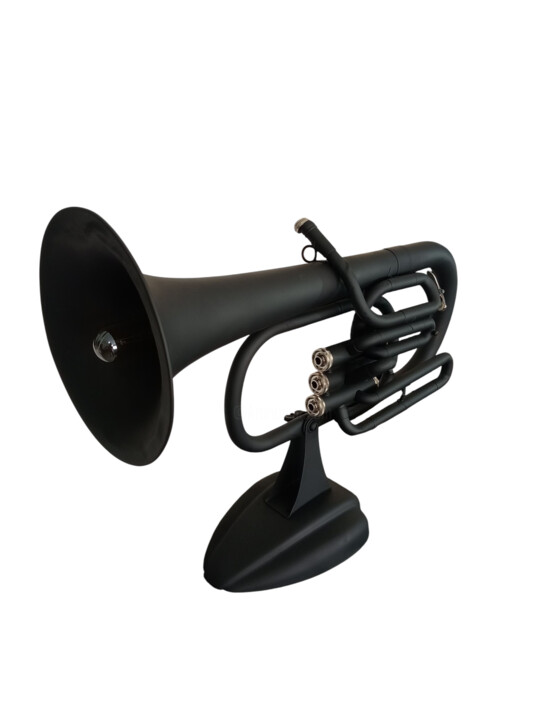 Balck Saxor Escultura, 15,8x19,7 in
