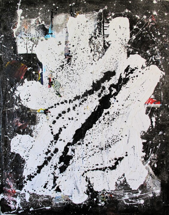 La matière de l'univers 绘画, 36.2x28.7 in