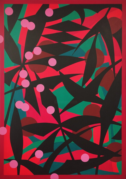 Composition florale 1 Pintura, 53,2x43,3 in
