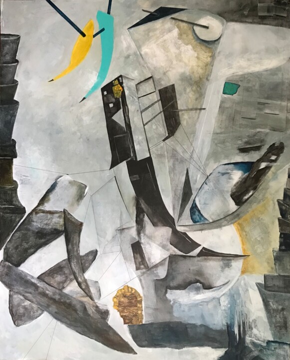 MOUVENCE INTÉRIEURE 绘画, 59.8x48 in