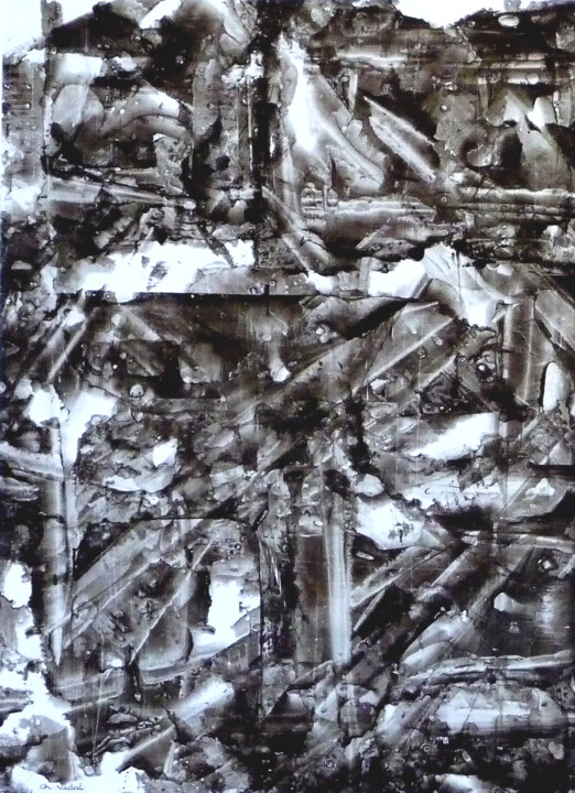 Leçon de Ténèbres Schilderij, 16,5x11,8 in