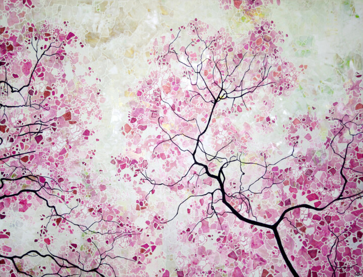 Arbre corail 绘画, 38.2x51.2 in