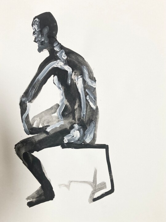 绘画,  18.1x15 in 