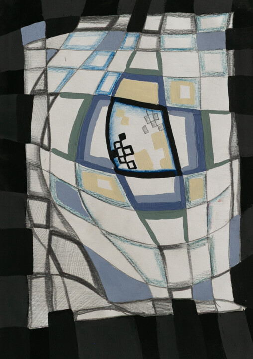grid 绘画, 11.8x7.9 in