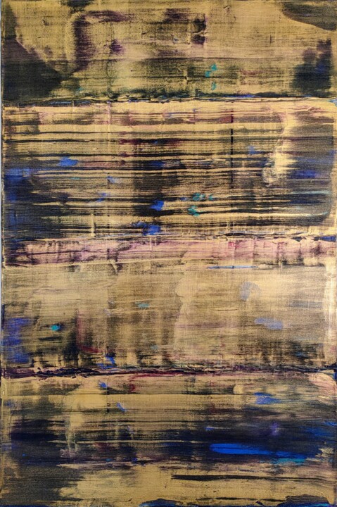 Série reflet-Or Nocturne 绘画, 31.9x21.3 in