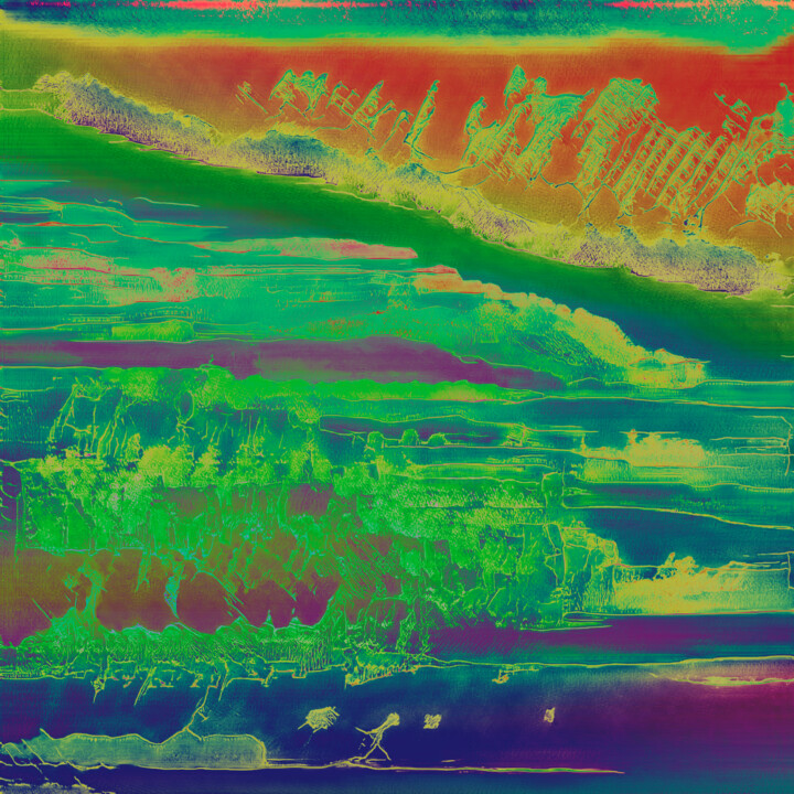Photography titled "NOUVEAUX MONDES #3" by Philippe Colas-Adler, Original Artwork, Manipulated Photography