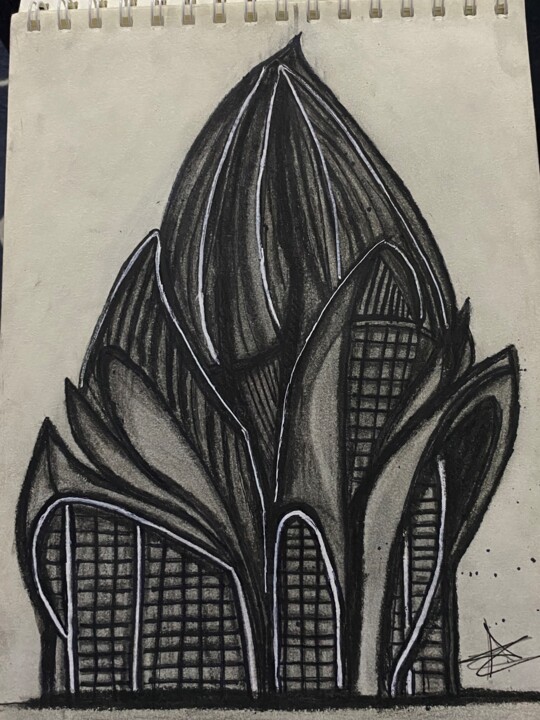 Layers of Shelter" Рисунок, 11x10,2 in