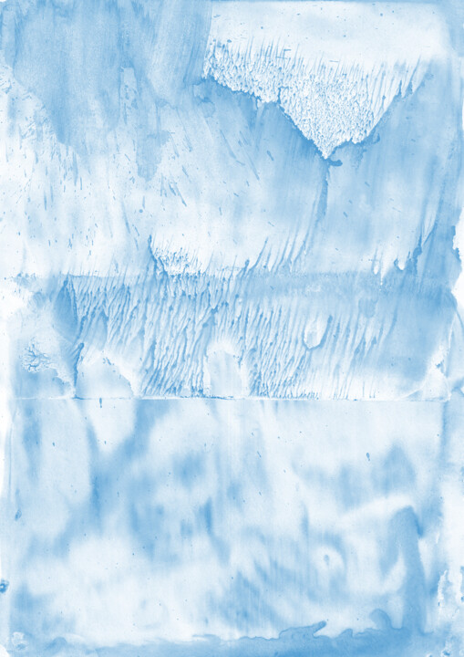 Glass Painting #7 Painting, 16.5x11.8 in