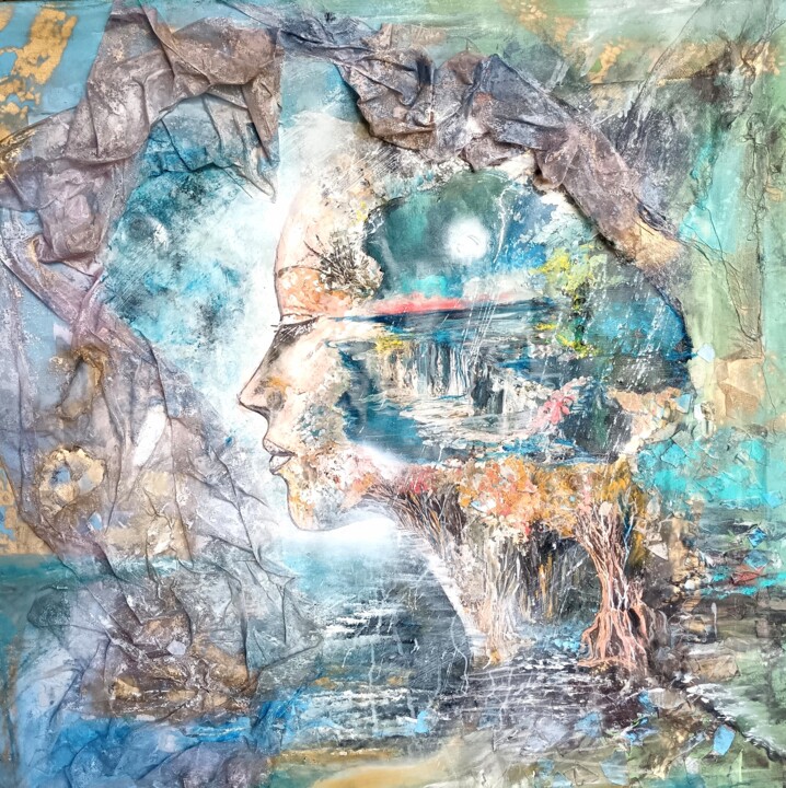 미술작품,  36.2x36.2 in 