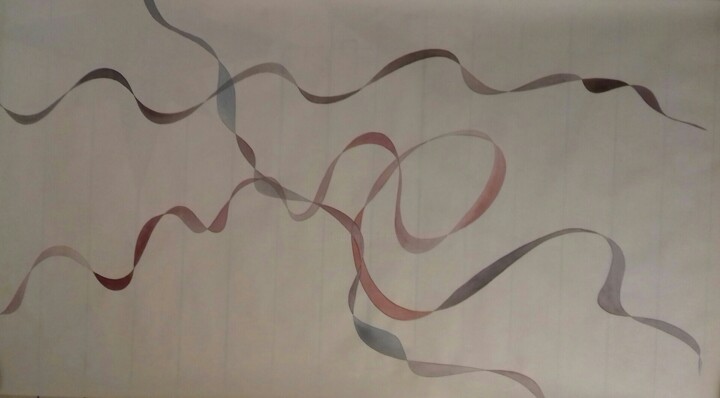 Ruban n°XV Malarstwo, 39,4x82,7 in