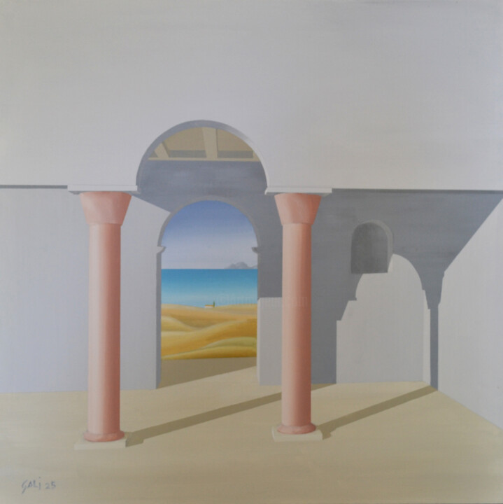 绘画 标题为“In fondo il mare” 由Gaetano Ligrani (Gali), 原创艺术品, 丙烯