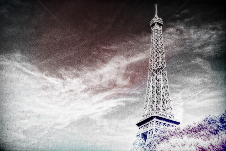 Paris mon amour 22 - Tribute to Paris - Tour Eiffel 摄影, 11.8x17.7 in