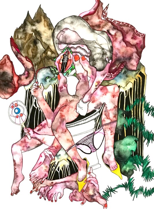 Culotte 图画, 22.1x16.5 in