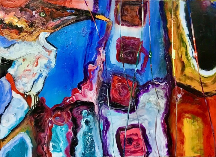 绘画,  32.7x44.5 in 