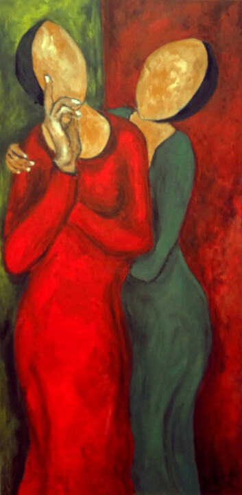 L'indugio - op.2 Pittura, 47,2x23,6 in