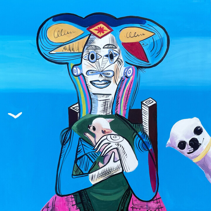 Smile!!! Peinture, 23,6x23,6 in
