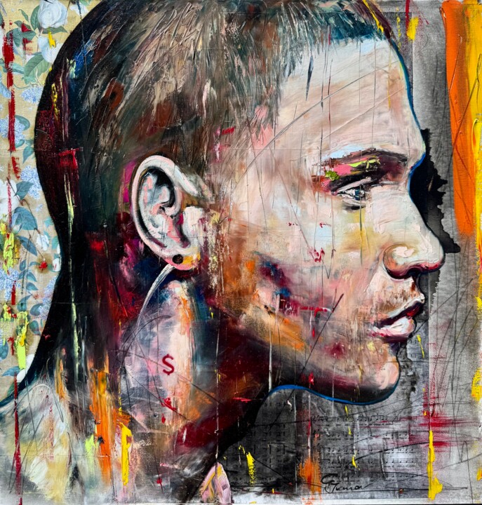 The Dollar boy 绘画, 29.9x31.5 in