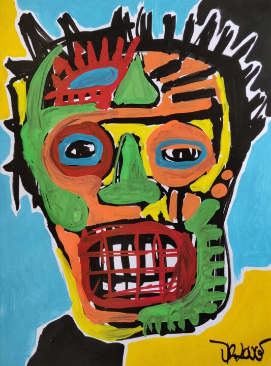 Man face 绘画, 15.8x11.8 in