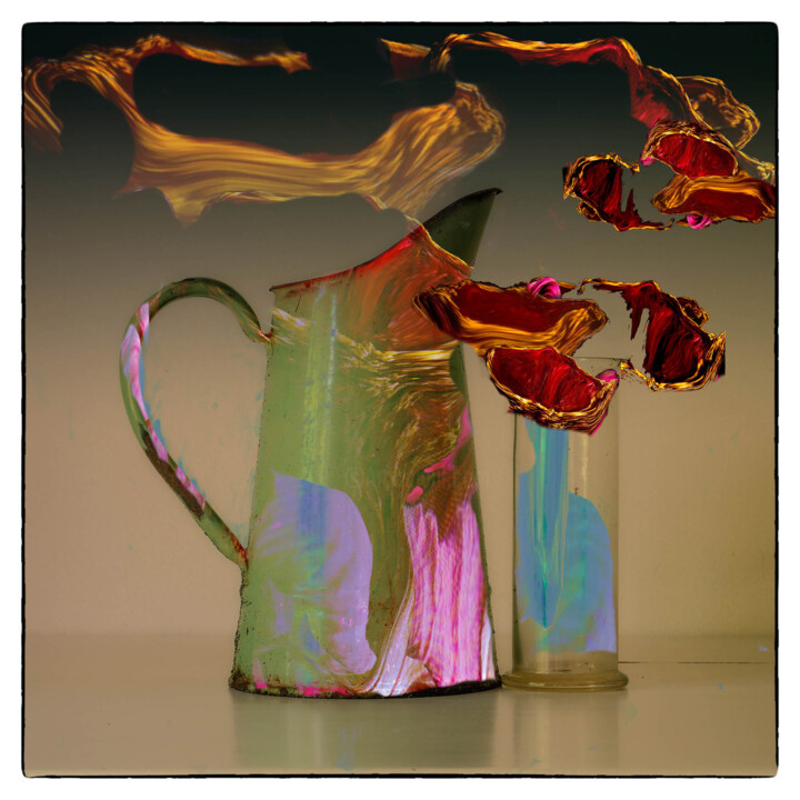 Photography titled "Sillife opus 706 II" by Geert Lemmers, Original Artwork, Digital Photography Mounted on Plexiglass
