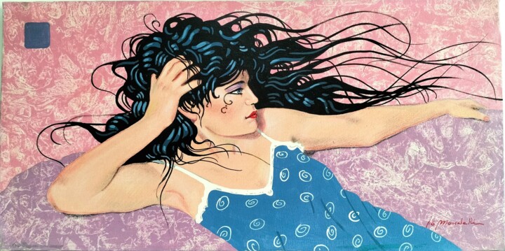 "Seduzione" başlıklı Tablo Gio Mondelli tarafından, Orijinal sanat, Akrilik