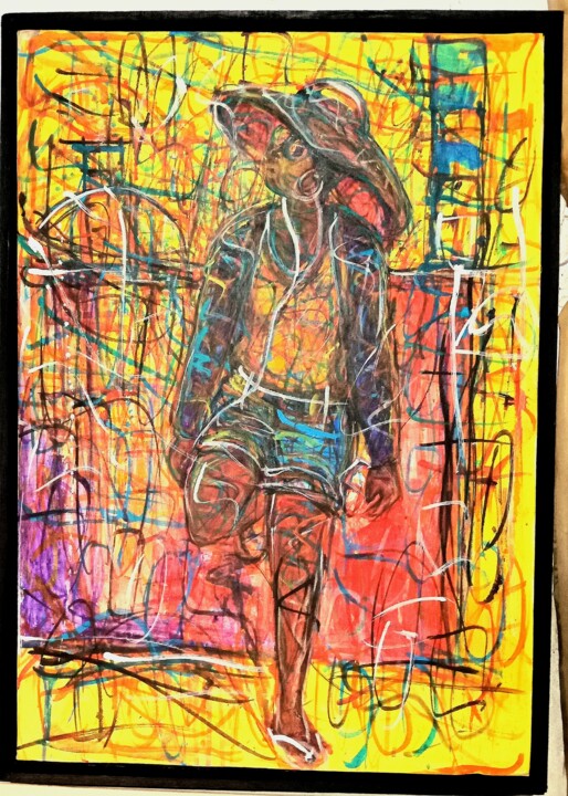 L'attente Картина, 27,2x19,1 in