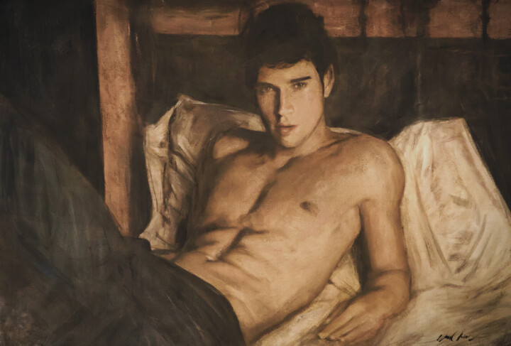 Painting titled "SOLD 'The Heat Of D…" by William Oxer, Original Artwork, Oil