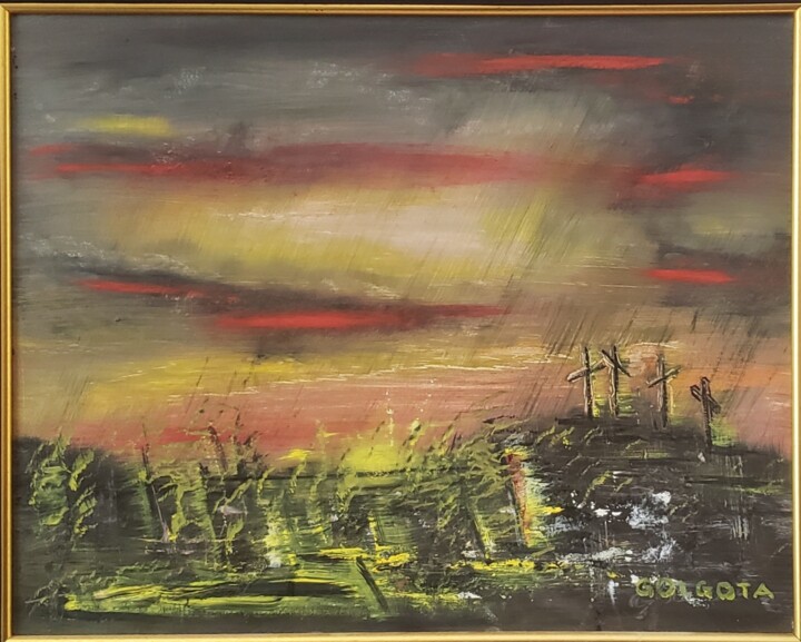 Jerusaleem 2025, Golgota, oil on canvas, 35.5x45.5 cm Картина, 14x17,9 in