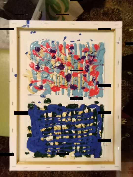 Collages titled "Confusion (2025) gl…" by Yeshaya Dank, Original Artwork, Collages