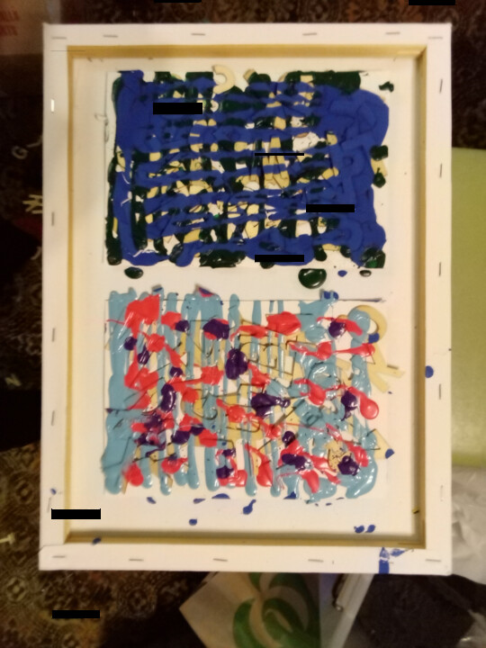 Collages titled "Upside down (2025)…" by Yeshaya Dank, Original Artwork, Collages