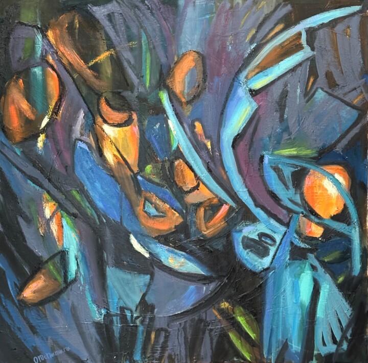 Convergence Schilderij, 31,5x31,5 in