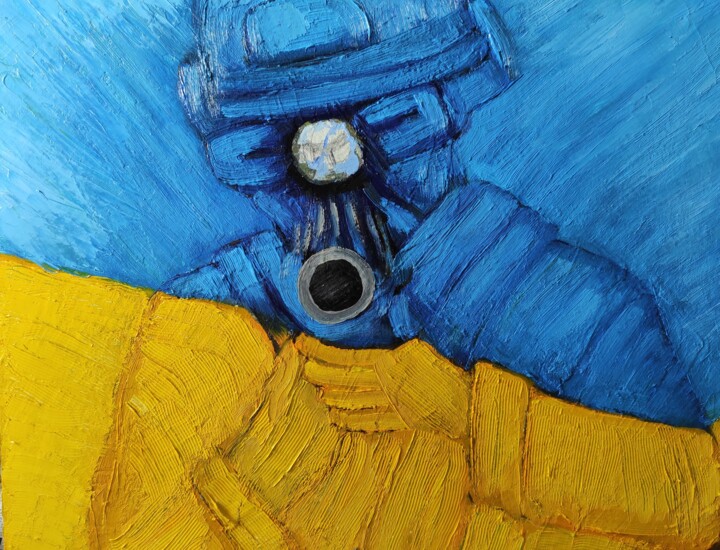 Por el cielo azul, por el campo amarillo.