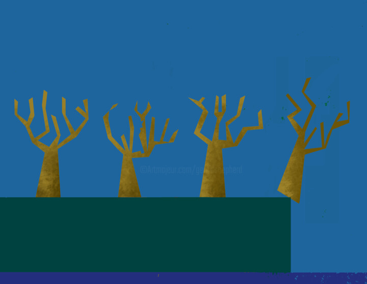 Falling Tree Arte digitale