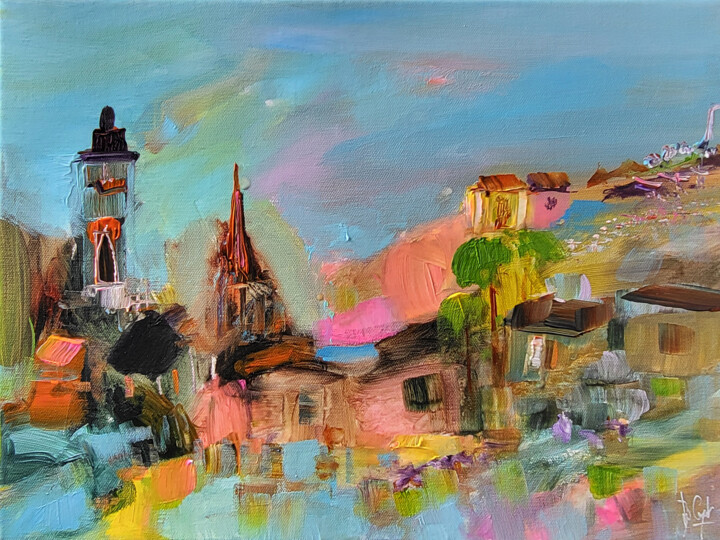 A la porte des merveilles 绘画, 11.8x15.8 in