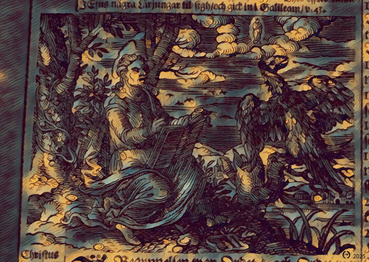 New Old Poster XVII Scripture Dijital Sanat