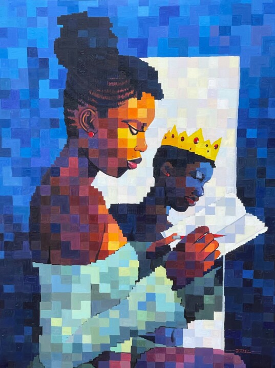 绘画,  48x36 in 