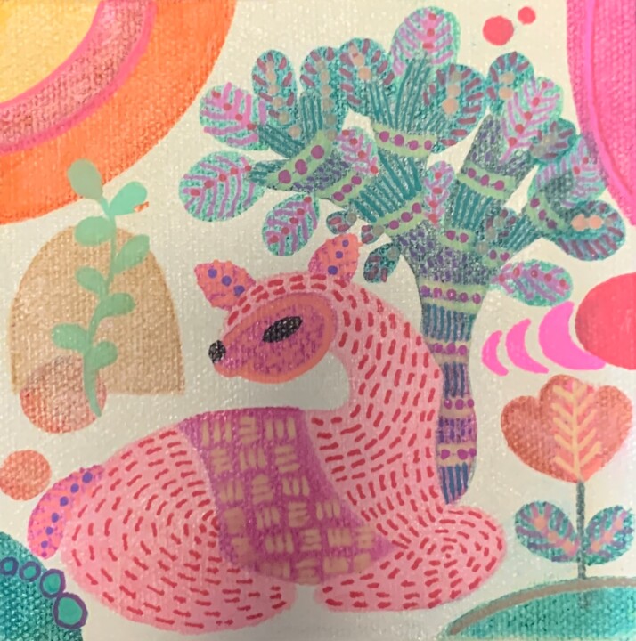 图画,  3.9x3.9 in 