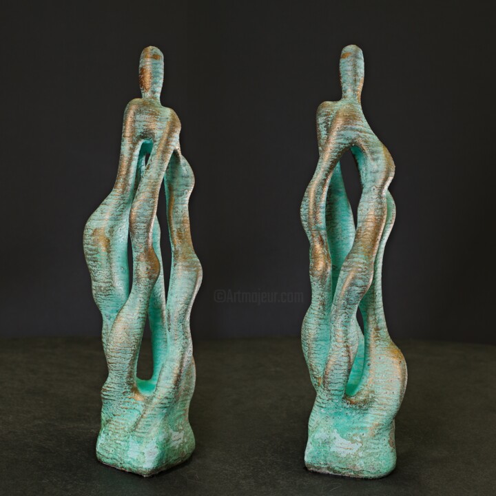 Sculpture titled "„Hyperion“ Death in…" by Prof. Andreas Loeschner-Gornau, Original Artwork, Resin
