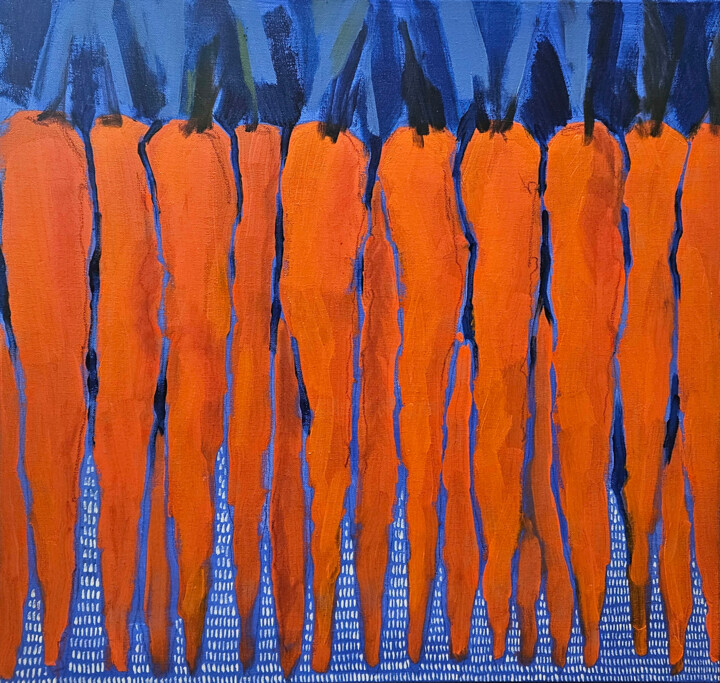 Морковный урожай Pittura, 23,6x23,6 in